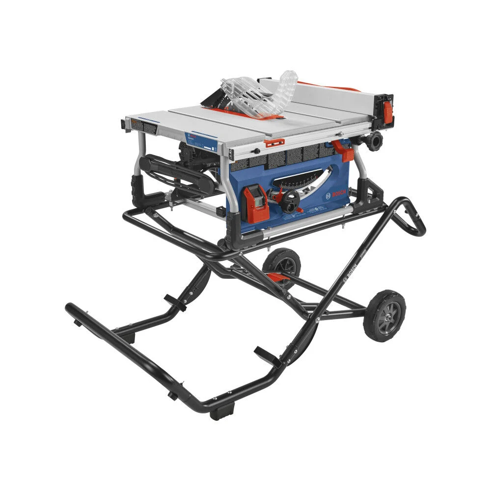 Bosch 10in Jobsite Table Saw with Gravity-Rise Wheeled Stand, large image number 1