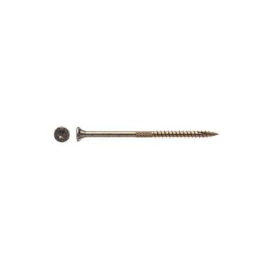 Western Builders Supply 3-1/8 In. Flat Head Gold Interior Structural Wood Screw