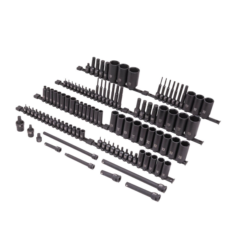Sunex Master Impact Socket and Bit Socket Set Black 106 Pieces, large image number 1
