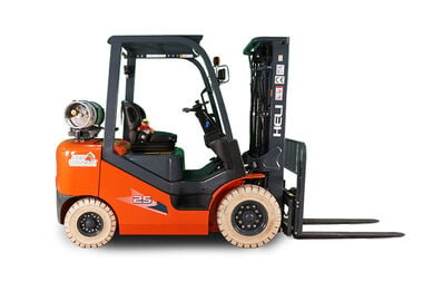 Heli Americas Forklift 5000# Load Capacity 185in TSU Dual Fuel with Kubota Engine and Non-Marking Tires, large image number 10
