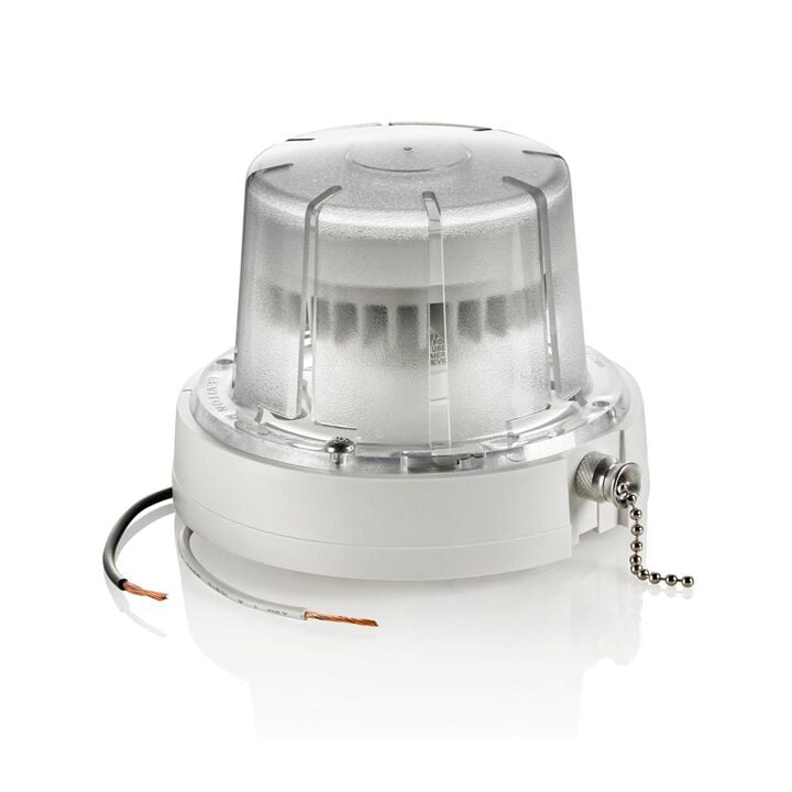 Leviton 10W 120VAC 60HZ White LED Ceiling Pull Chain Lampholder, large image number 0