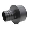 Big Horn 4 Inch x 2-1/4 Inch Threaded Coupler For Wood Shop Dust Collection, small image number 1
