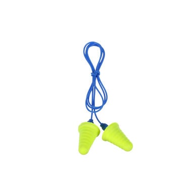 3M E-A-R Push-Ins Earplugs 318-1009 with Grip Rings Corded 200pk