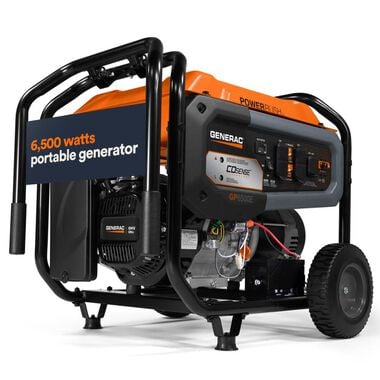 Generac GP Series 8,125 Watt Gas Powered 49-State Portable Generator with COsense Technology
