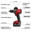 Milwaukee M18 FUEL 1/2inch Hammer Drill/Driver Kit, small