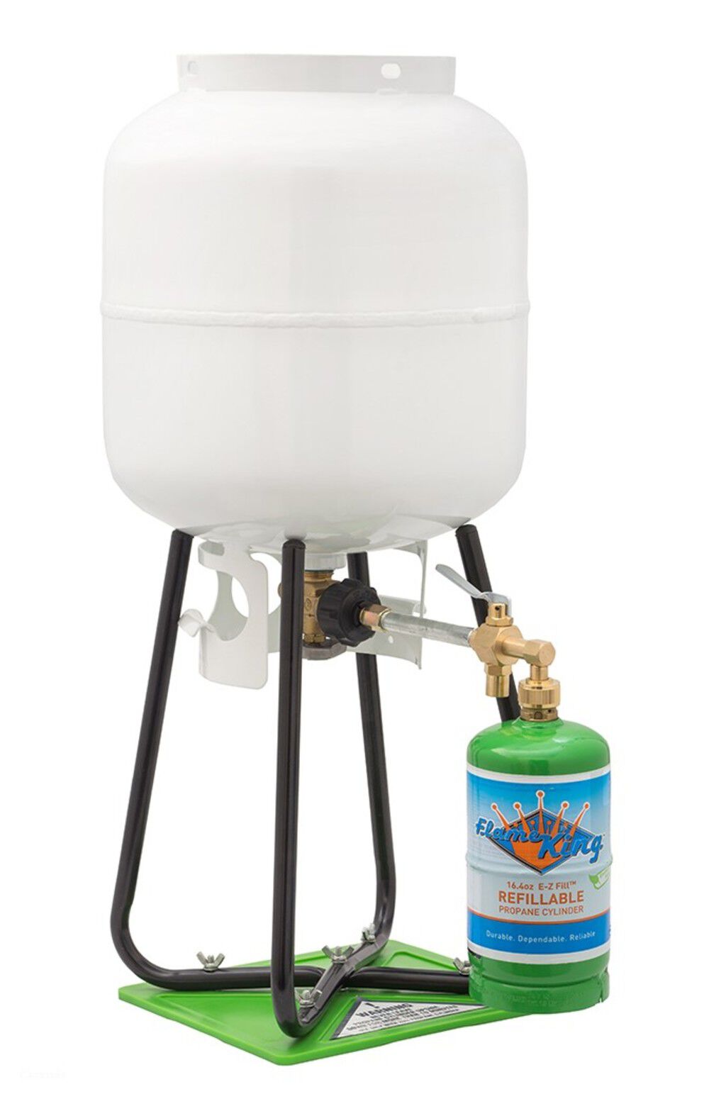Flame King Refillable Propane 1 lb Cylinder with Refill Kit, large image number 6