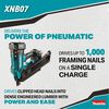Makita 18V LXT Lithium-Ion Brushless Cordless 30 Degree Clipped Head 3-1/2 Inch Framing Nailer 4 Ah Kit, small image number 4