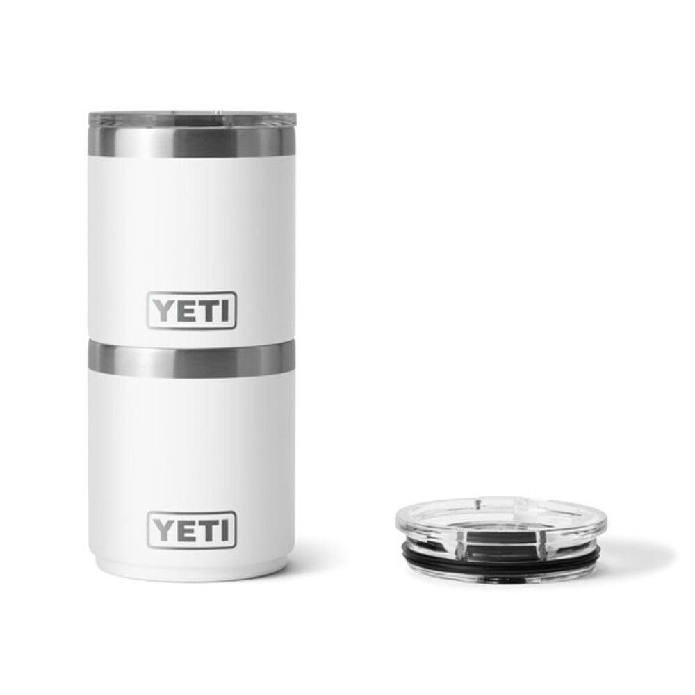 YETI Rambler 10 Oz Stackable Lowball with Magslider Lid White, large image number 3