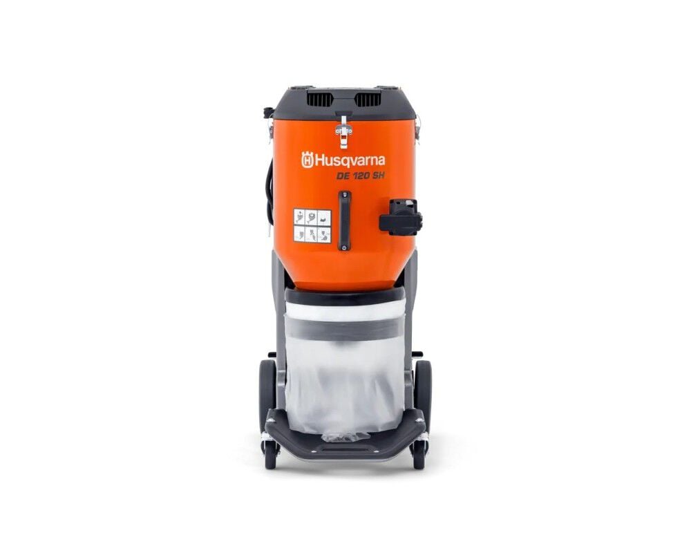 Husqvarna Construction DE 120 SH 2.45HP 253 CFM H-Class Extractor Reconditioned, large image number 7