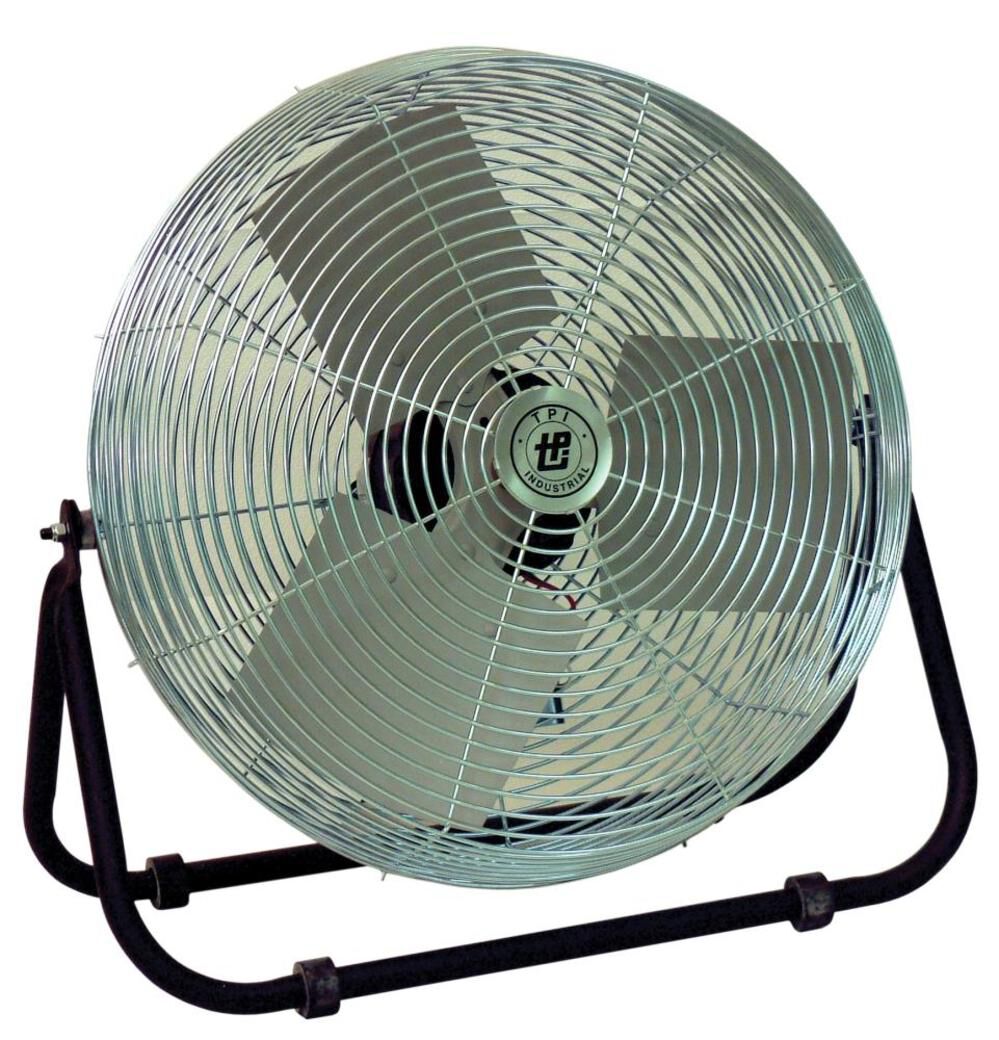 TPI Corporation 12In Industrial Floor Fan 1/12HP 120V 3Spd – F12TE