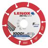 Lenox MetalMax 5 Inch Segmented Rim Diamond Cutting Wheel for Metal, small image number 1