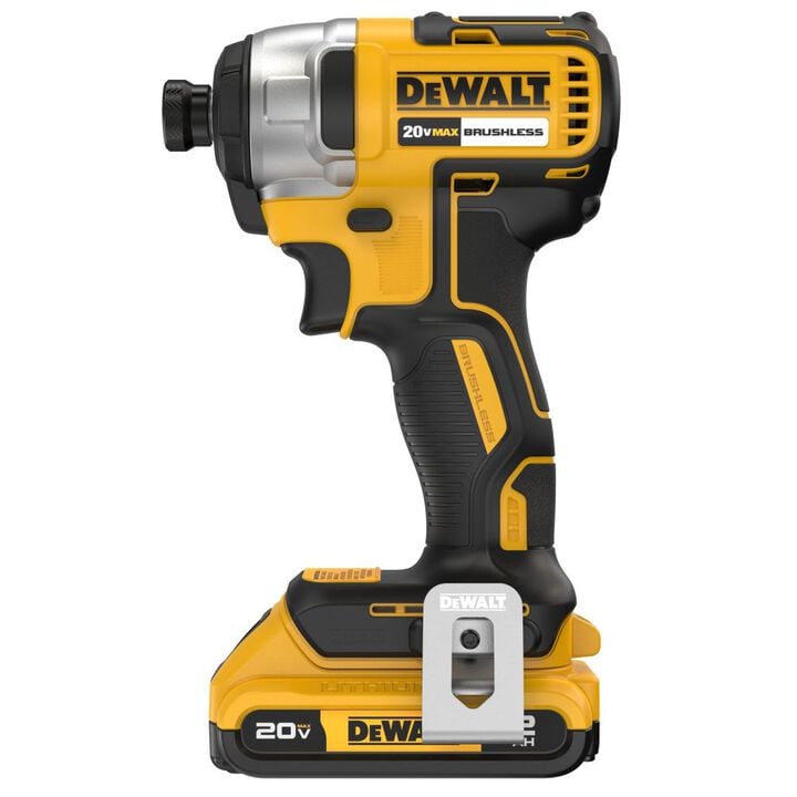 DEWALT 20V MAX Brushless Cordless 1/4 Inch Impact Driver Kit, large image number 7