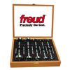 Freud 16 pcs. Precision Shear Serrated Edge Forstner Drill Bit Set 1/4 In. to 2-1/8 In., small