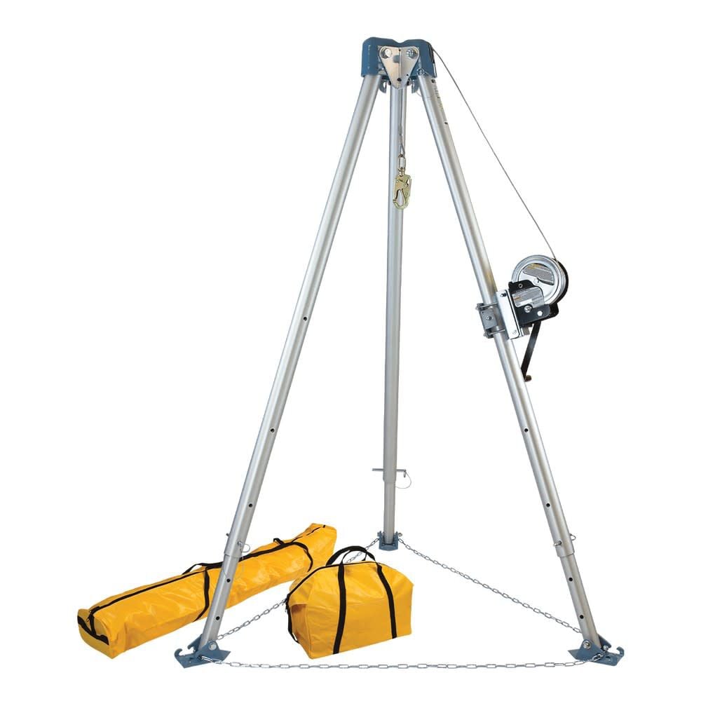 Falltech 11′ Confined Space Tripod System with 120′ Winch – 7510