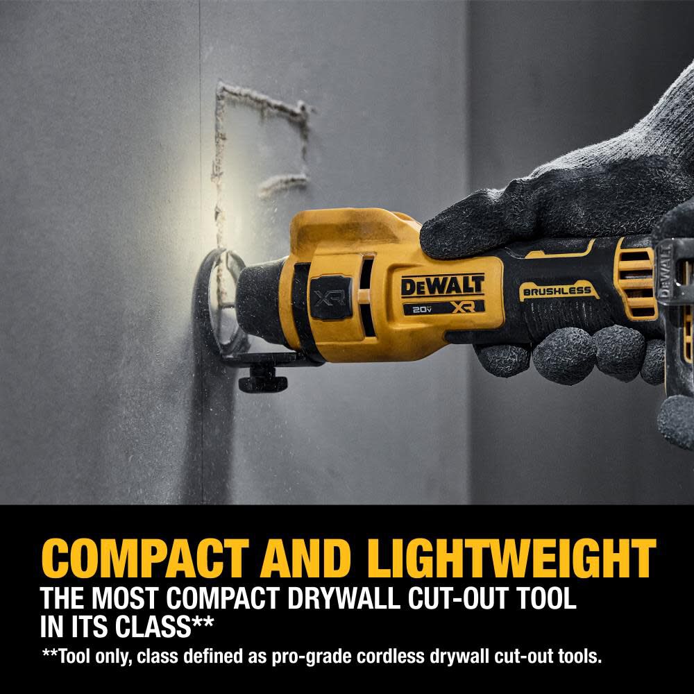 DEWALT Promotional 20V MAX Brushless Drywall Cut-Out Tool (Bare Tool), large image number 16