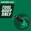 Metabo HPT 36V MultiVolt 1-1/8 Inch SDS PLUS Rotary Hammer with UVP (Bare Tool), small image number 2