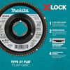 Makita X-LOCK 41/2in 40 Grit Type 27 Flat Blending and Finishing Flap Disc for X-LOCK and All 7/8in Arbor Grinders, small image number 5