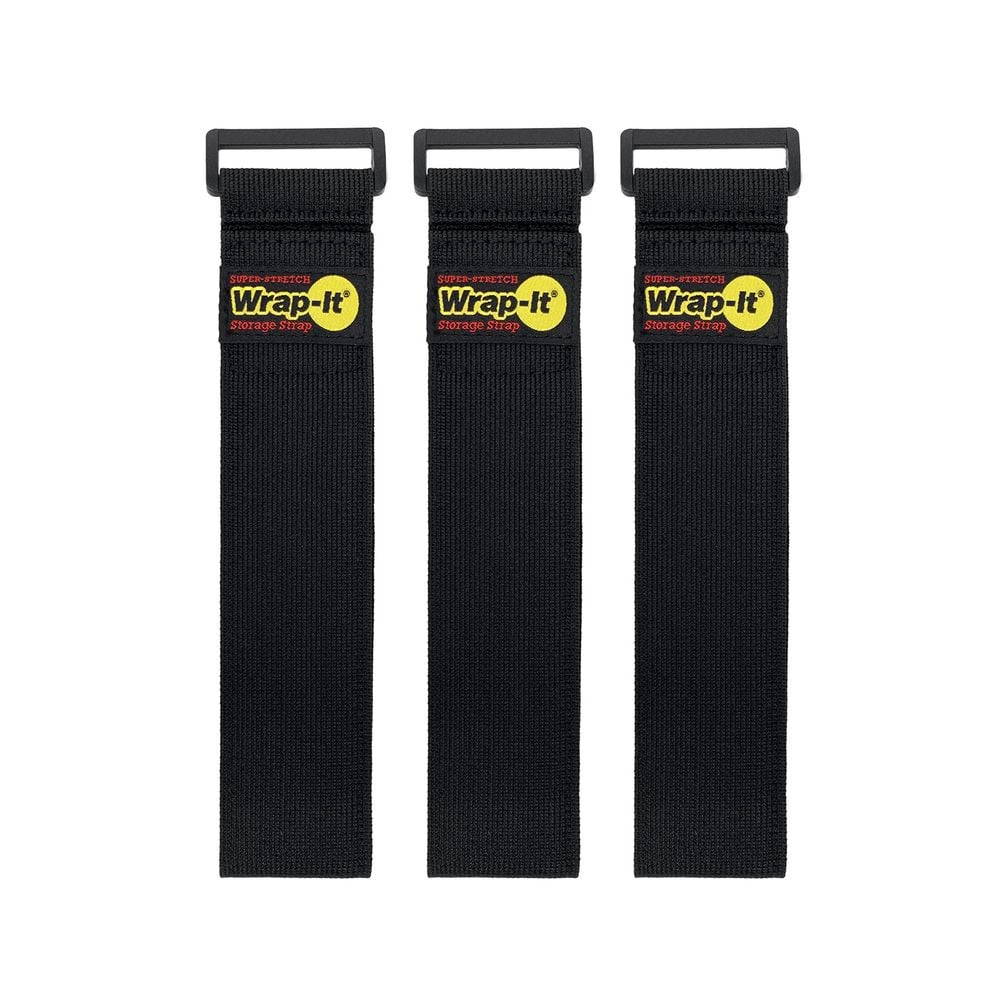 Wrap-It Super-Stretch Storage Strap, 18 Inch x 2 Inch, Black, large image number 2