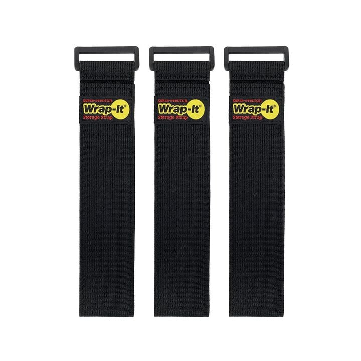 Wrap-It Super-Stretch Storage Strap, 18 Inch x 2 Inch, Black, large image number 1