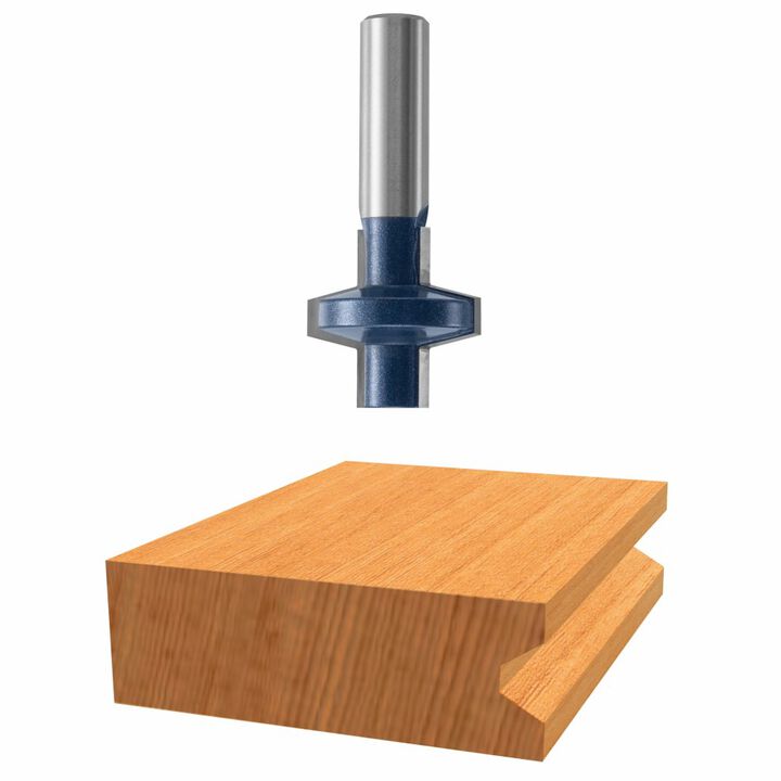 Bosch 1 1/4in x 1 1/4in Carbide Tipped Wedge Groove Bit, large image number 0