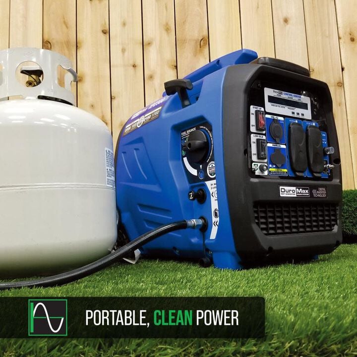 Duromax Generator Dual Fuel Digital Inverter Hybrid Portable 2300 Watt, large image number 7