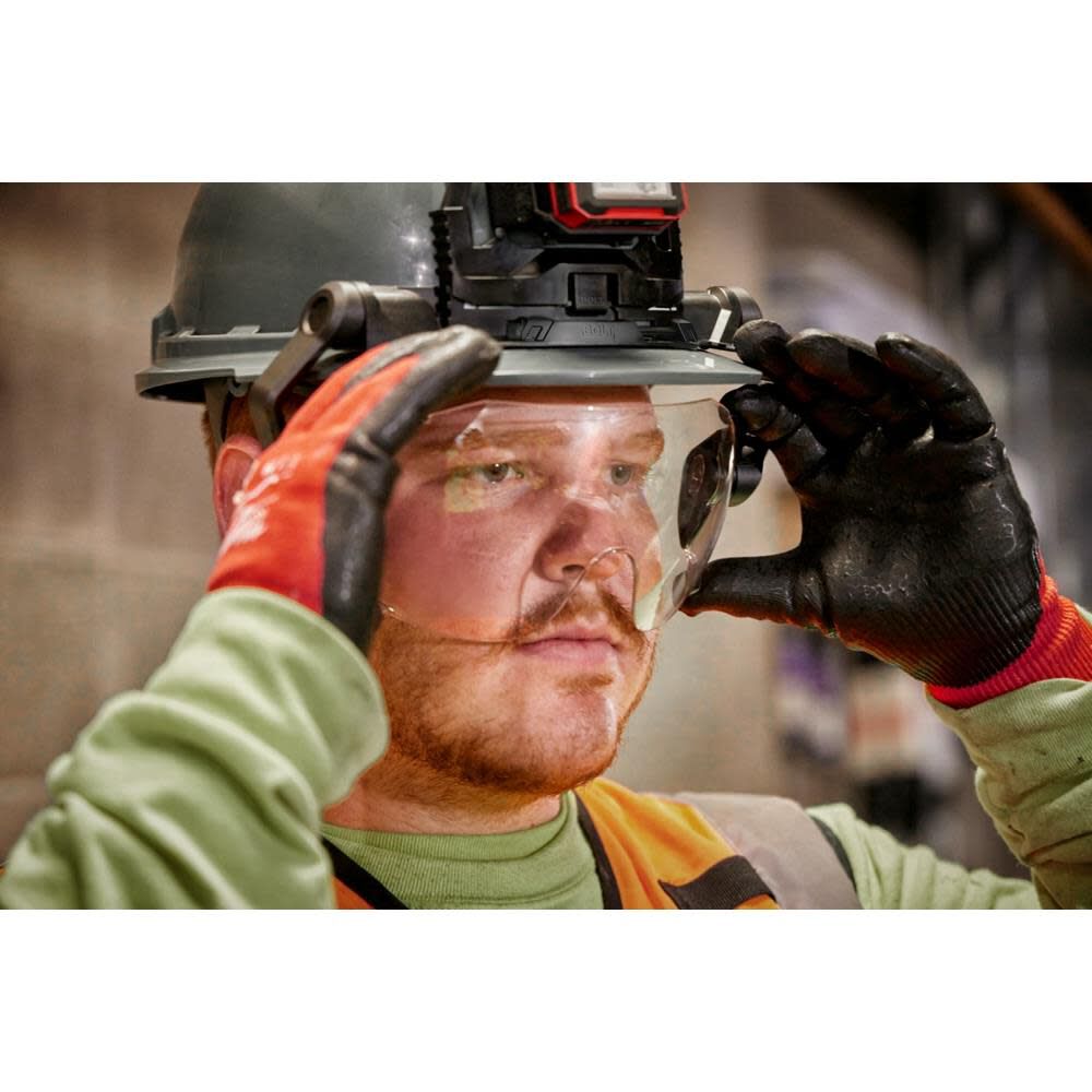 Visor hard hat discount