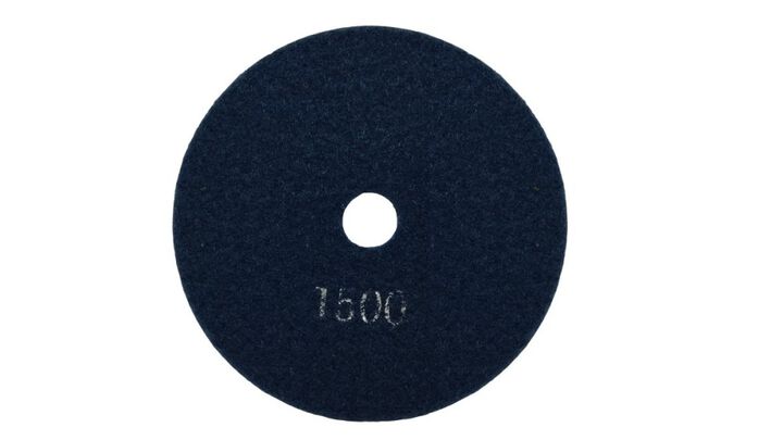 National Flooring Equipment 5 In. Polishing Pad - Resin Bond - 1500 Grit, large image number 1