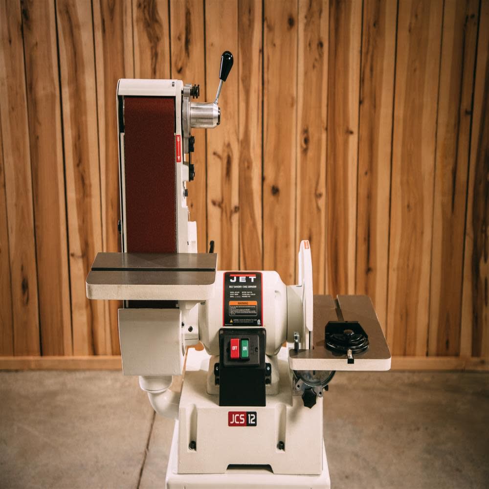 JET JSG6DC 6 In. x 48 In. Belt / 12 In. Disc Sander 11/2 HP 1Ph 115/
