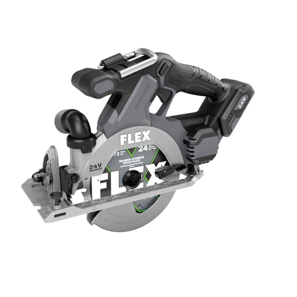 FLEX 24V Circular Saw In Line 6 1/2in (Bare Tool) - FX2131A-Z