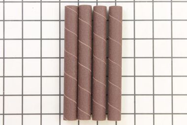 JET Sanding Sleeves, 5/8 x 6 in, 100 Grit, 4pk