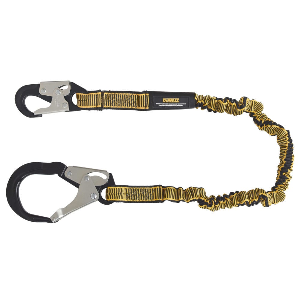DEWALT 6 ft Internal Energy Absorber Single Leg Lanyard with Snap Hook – DXFP613510