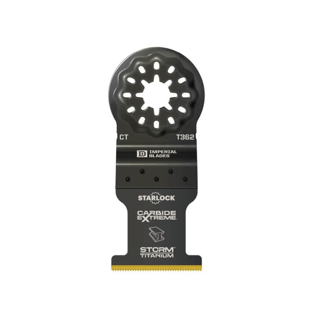 Imperial Blades Starlock 1 3/8in Carbide Extreme Storm Titanium Metal Blade 1pc, large image number 1