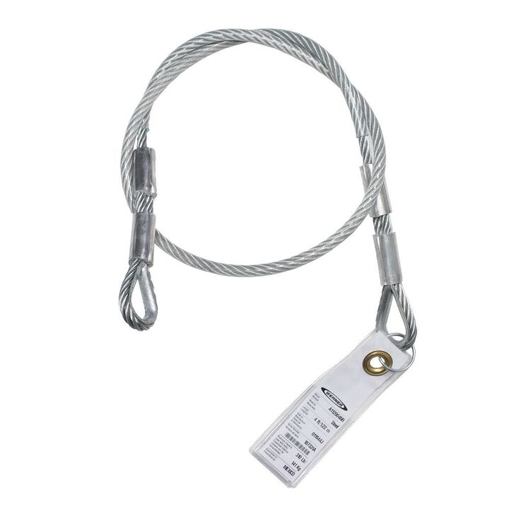 Werner 4ft Cable Choker (5/16in Vinyl Coated Cable, O-Rings)