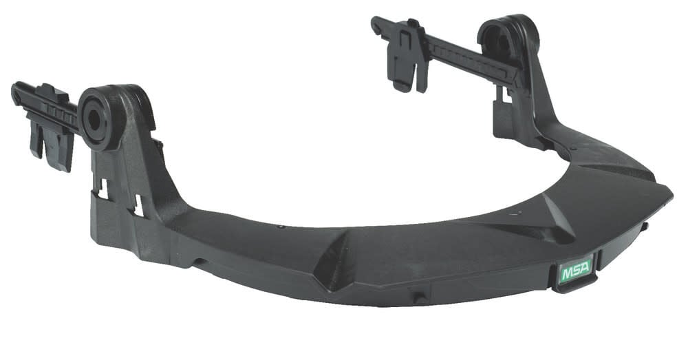 MSA Safety Works V-Gard HDPE Frame for MSA Slotted Caps, witho Debris Control, Black, large image number 1
