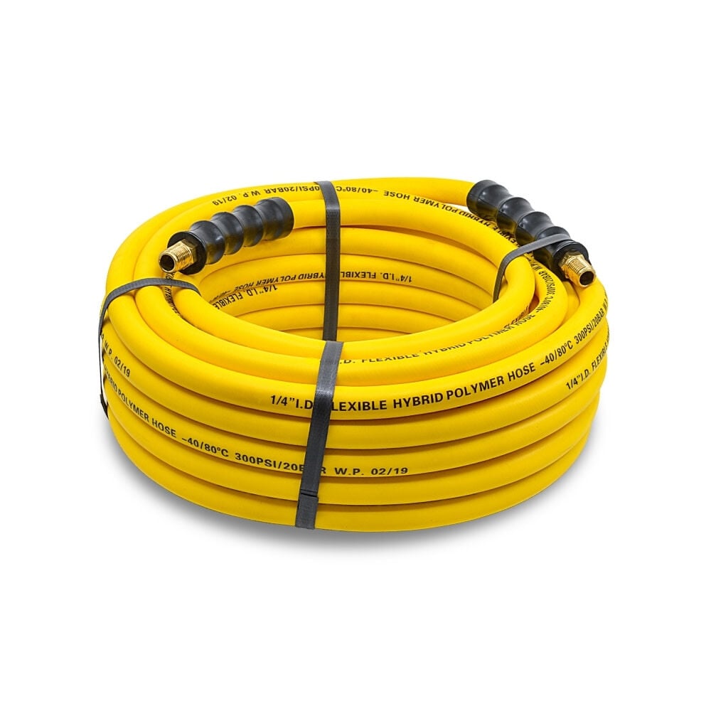 BluBird 1/4 Inch x 100 Ft Rubber/PVC Polymer Hybrid Air Hose Assembly, large image number 4