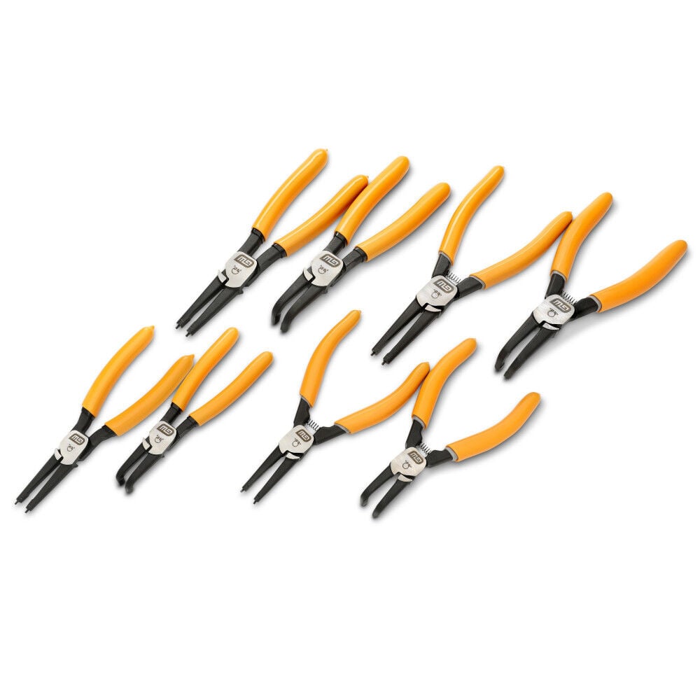 GEARWRENCH Fixed Joint Internal External Snap Ring Pliers Set 8 Pieces, large image number 1