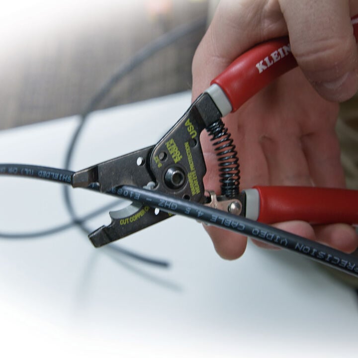 Klein Tools 7 Inch Steel Klein-Kurve Multi-Cable Cutter, large image number 7