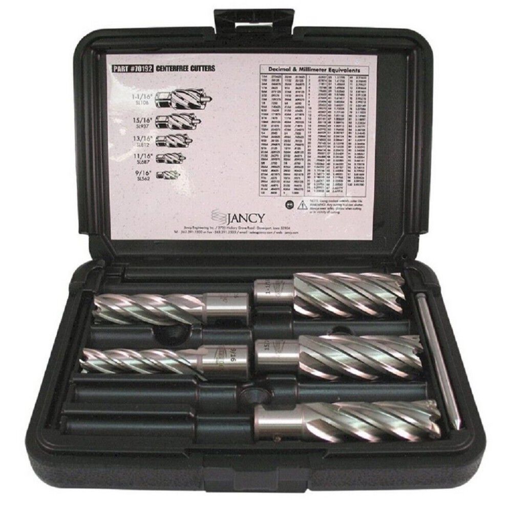 Fein HSS Annular Cutter Set 9/16 in to 1-1/16 in 2 in Depth 5pc, large image number 1
