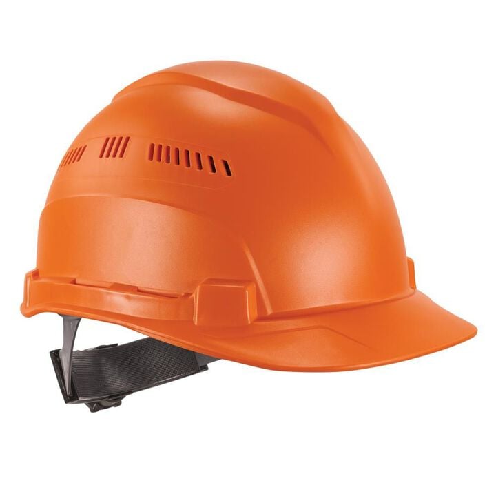 Ergodyne Skullerz 8966 Orange Lightweight Cap Style Hard Hat Vented Class C