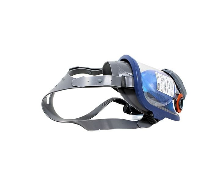 MSA Safety Works Advantage 3200 Silicone Full-Facepiece Respirator, Blue and Gray, Large, large image number 3