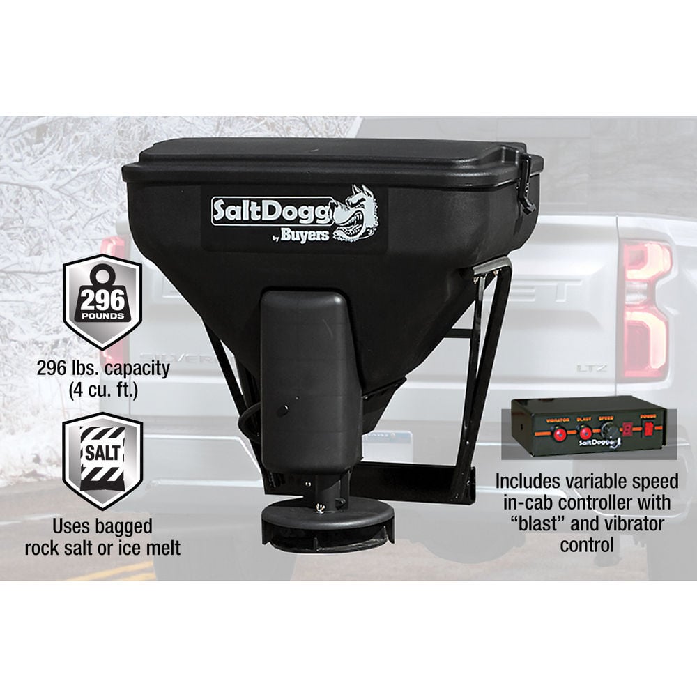 Buyers Products Company SaltDogg TGS02 4 Cubic Foot Tailgate Spreader, large image number 6
