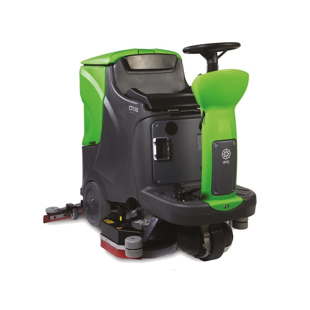 IPC Eagle 28 in 29 Gallon Heavy Duty Compact Rider Scrubber CT110 – CT110BT70B-240CH