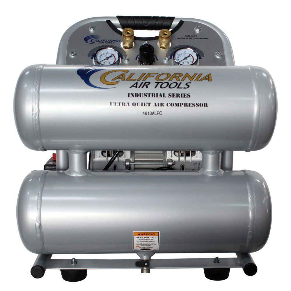 California Air Tools Ultra Quiet Oil-Free Corded 1HP 4.6 Gallon Industrial Tank Air Compressor with Long Life Motor, large image number 11