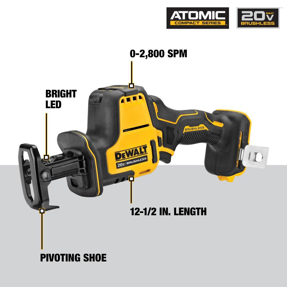 DEWALT ATOMIC 20V MAX 4 Tool Combo Kit Brushless Cordless DCK489D2 Acme Tools