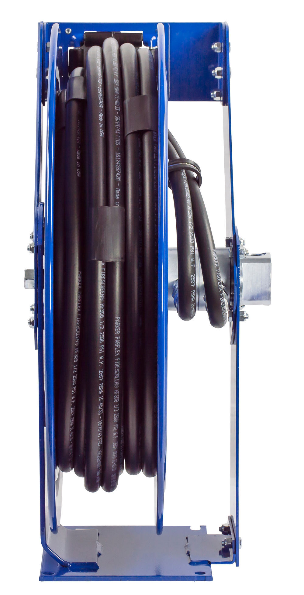 Coxreels Hose Reel Dual Hydraulic Hose Spring Rewind for Hydraulic Oil 1/2in ID 50' Hose 2500 PSI, large image number 6