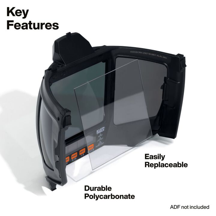 Klein Tools Phoenix Series Panoramic Welding Helmet Inner Shield 5 Pieces, large image number 2