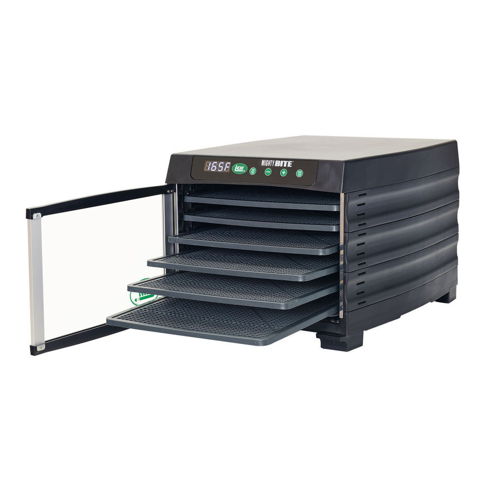 LEM MightyBite Polypropylene and ABS Black 6-Tray Food Dehydrator, large image number 3