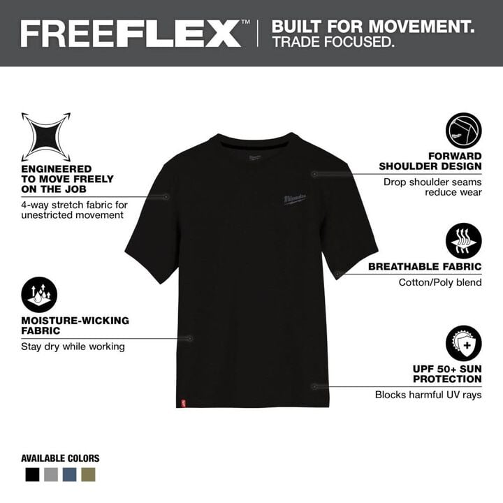 Milwaukee Hybrid Work Tee Short Sleeve, large image number 1