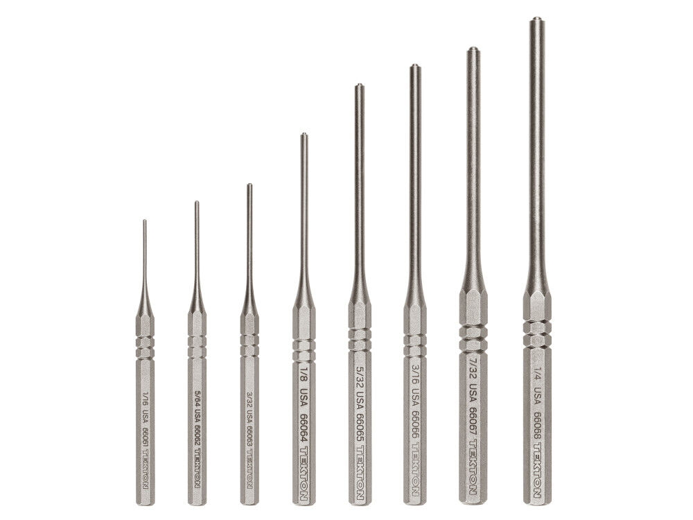 Tekton Roll Pin Punch Set, 8 Pieces (1/16-1/4 Inch), large image number 2