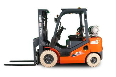 Heli Americas Forklift 5000# Load Capacity 185in TSU Dual Fuel with Kubota Engine and Non-Marking Tires, large image number 12
